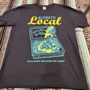 うどんTシャツ黒